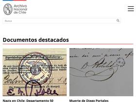 'archivonacional.gob.cl' screenshot
