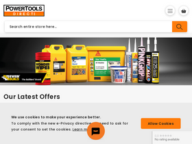'powertoolsdirect.com' screenshot