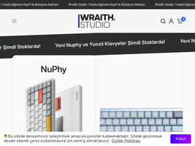 wraith.studio homepage screenshot