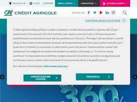 'credit-agricole.it' screenshot
