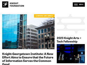 'knightfoundation.org' screenshot