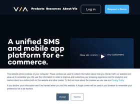 'viacustomers.com' screenshot