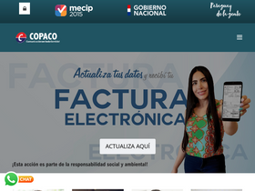 'copaco.com.py' screenshot