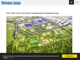 'vorumaateataja.ee' screenshot