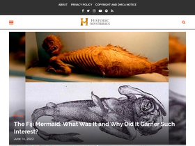 'historicmysteries.com' screenshot