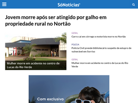 'sonoticias.com.br' screenshot