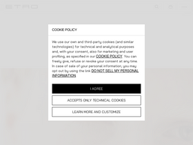 'etro.com' screenshot