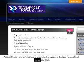 'transportlocal.ro' screenshot