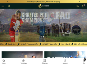 thesevenhorsessports.store homepage screenshot