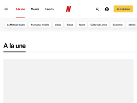 'lenouvelliste.ch' screenshot