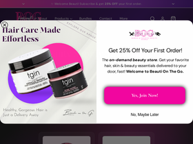 beautionthego.com homepage screenshot