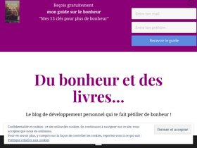 'dubonheuretdeslivres.com' screenshot