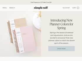 Simple Self website screenshot