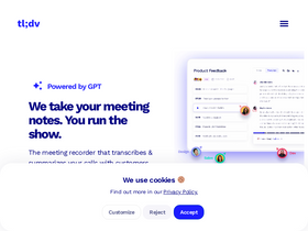 'tldv.io' screenshot