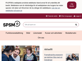 'spsm.se' screenshot