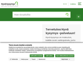 'hyvakysymys.fi' screenshot
