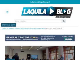 'laquilablog.it' screenshot
