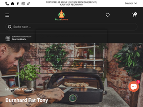Pizzalovers homepage screenshot