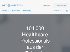 'med-adressen.ch' screenshot