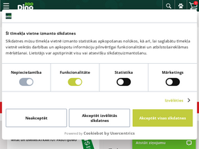 'dinozoo.lv' screenshot