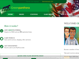 'greenpanthera.com' screenshot