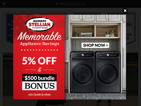 'mnsoftballhub.com' screenshot