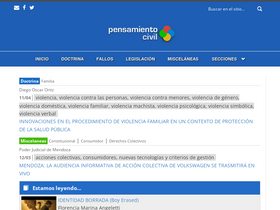 'pensamientocivil.com.ar' screenshot