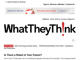 'whattheythink.com' screenshot