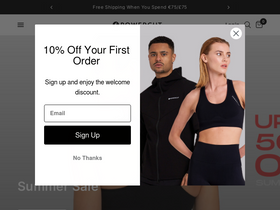 POWERCUT® website screenshot