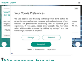 'vaillant-group.com' screenshot