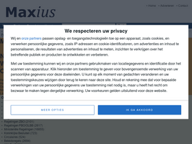 'maxius.nl' screenshot