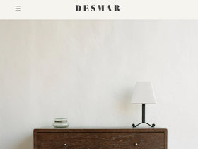 desmarstudio.com homepage screenshot