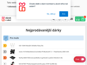 'darekvakci.cz' screenshot
