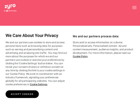 'zyro.com' screenshot