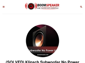 'boomspeaker.com' screenshot