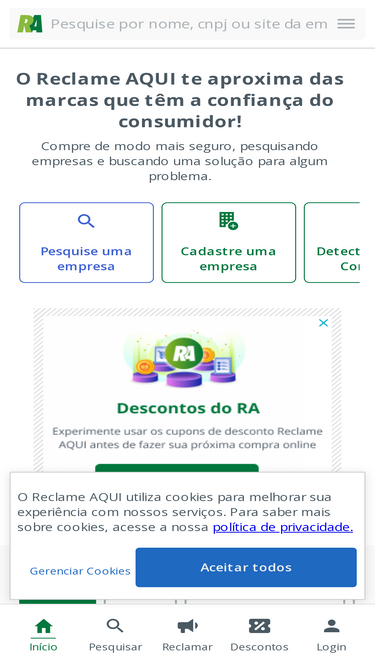 reclameaqui.com.br Traffic Analytics, Ranking Stats & Tech Stack