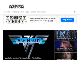 'alternativenation.net' screenshot