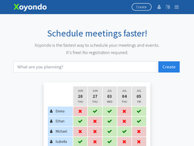 'xoyondo.com' screenshot