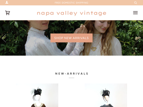 napavalleyvintage.com homepage screenshot
