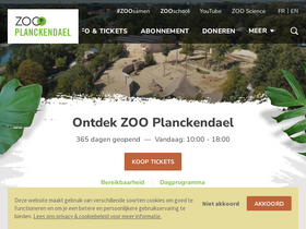 'zooplanckendael.be' screenshot