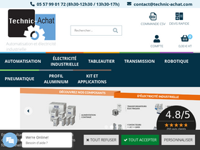 'technic-achat.com' screenshot