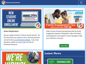 'pasco.k12.fl.us' screenshot