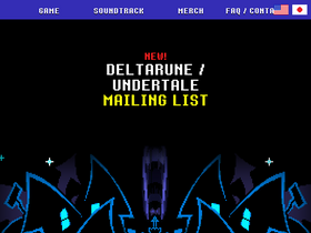 'deltarune.com' screenshot