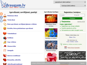 'draugam.lv' screenshot
