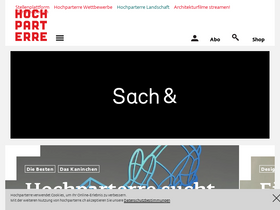 'hochparterre.ch' screenshot