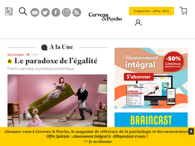 'cerveauetpsycho.fr' screenshot