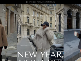 Louvico homepage screenshot