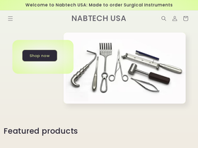 nabtechusa.com homepage screenshot