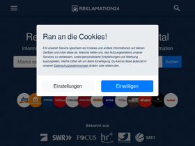 'reklamation24.de' screenshot
