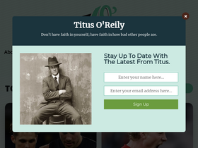 'titusoreily.com' screenshot